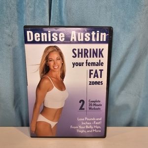 Denise Austin Shrink Your Female Fat Zones DVD